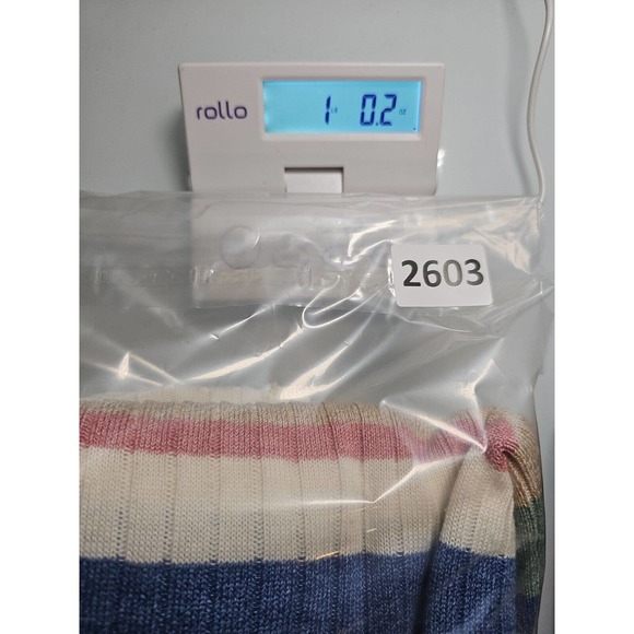 Alfred Dunner Sweater Womens 3x Striped Ribbed V Cut Neck - Picture 6 of 6